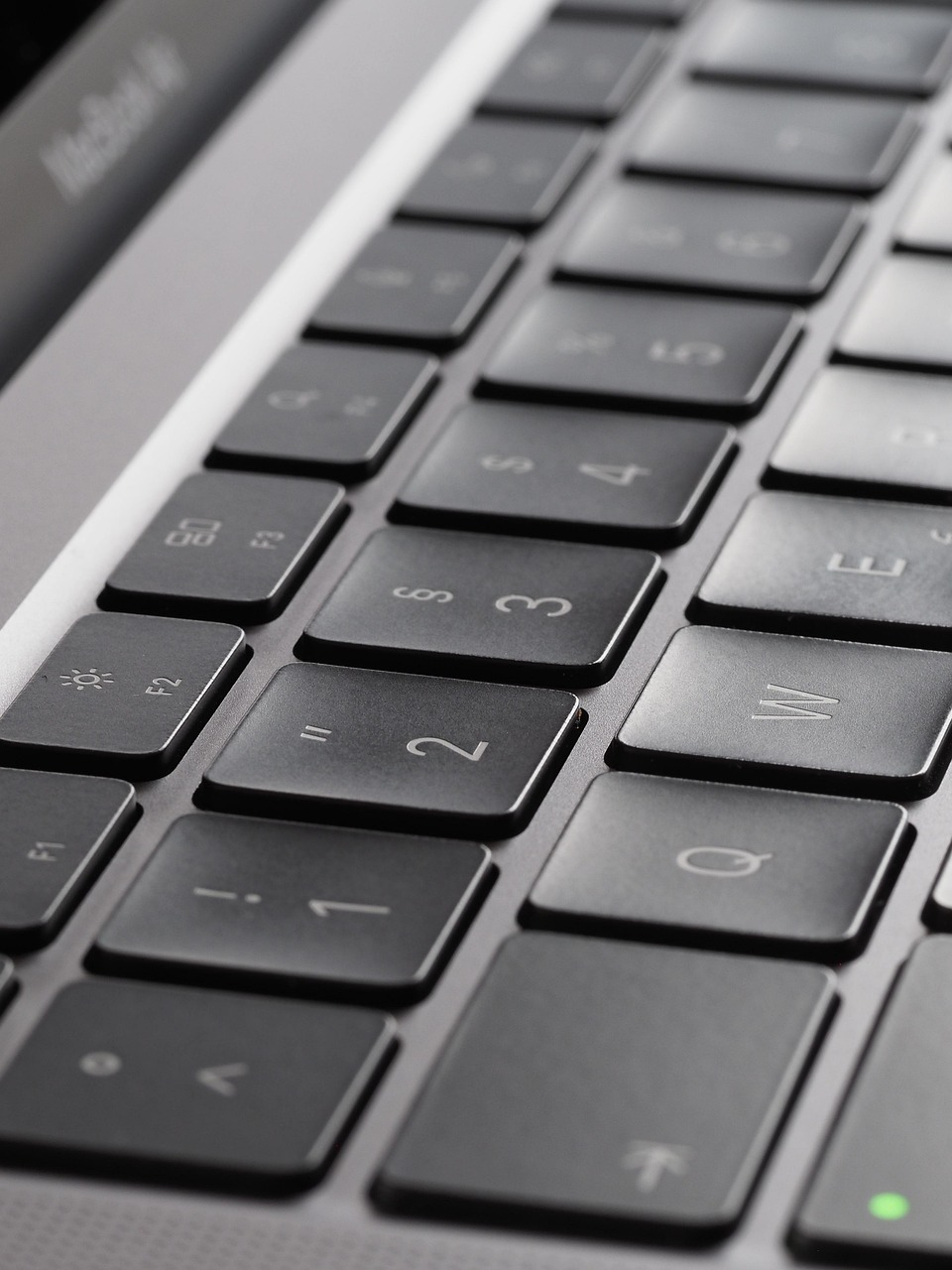 laptop, computer, beautiful wallpaper, keyboard, background, close up